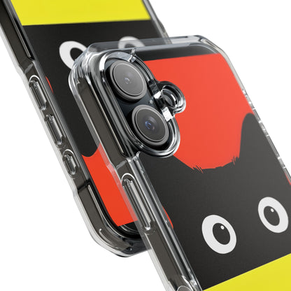 Peekaboo Cat Crimson iPhone 15 Case - Impact