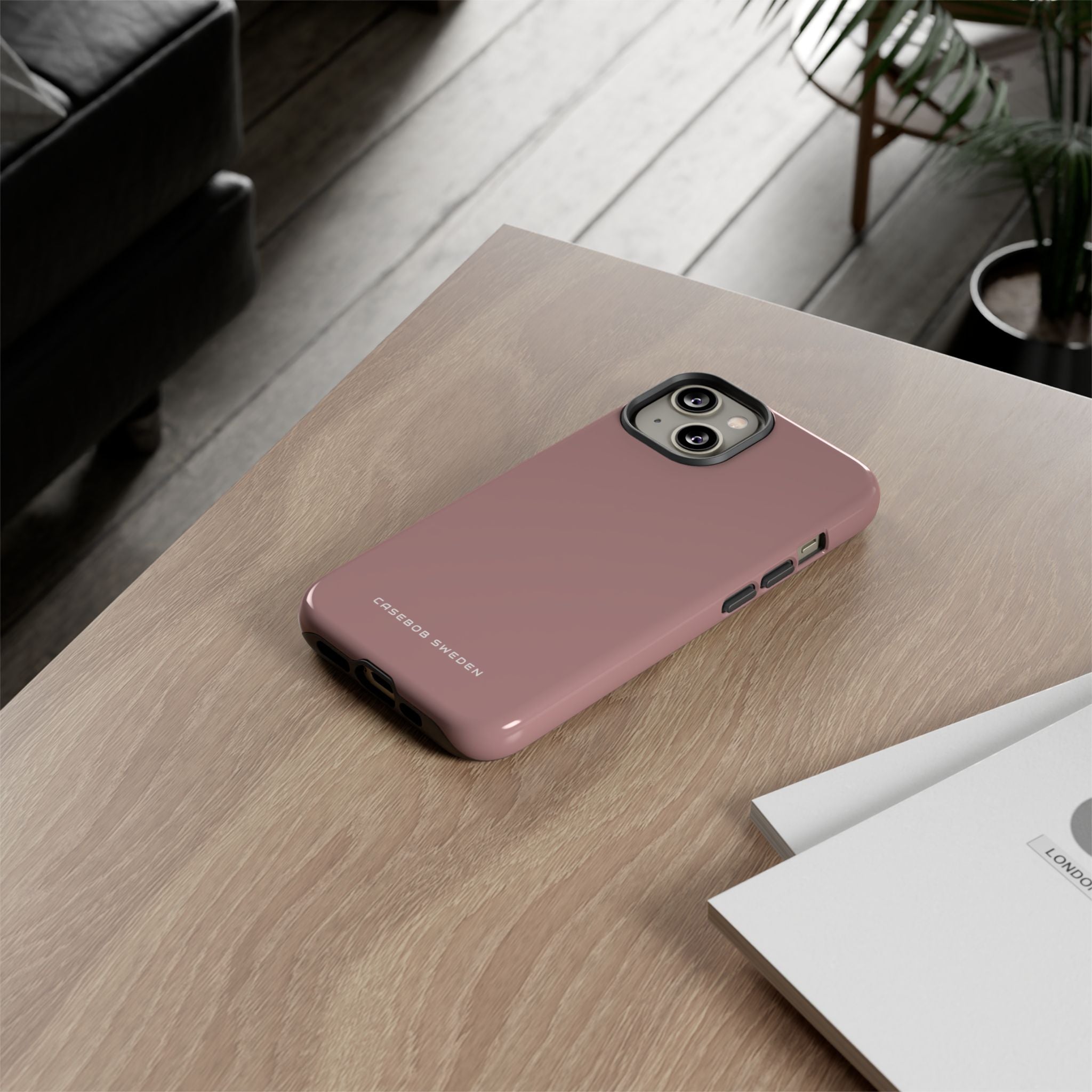 Rosy Brown iPhone 14 - Tough Phone Case