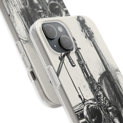 Jazz Instrument Line Symphony iPhone 15 - Flexi Phone Case