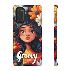 Floral Girl Smiles - Samsung Case