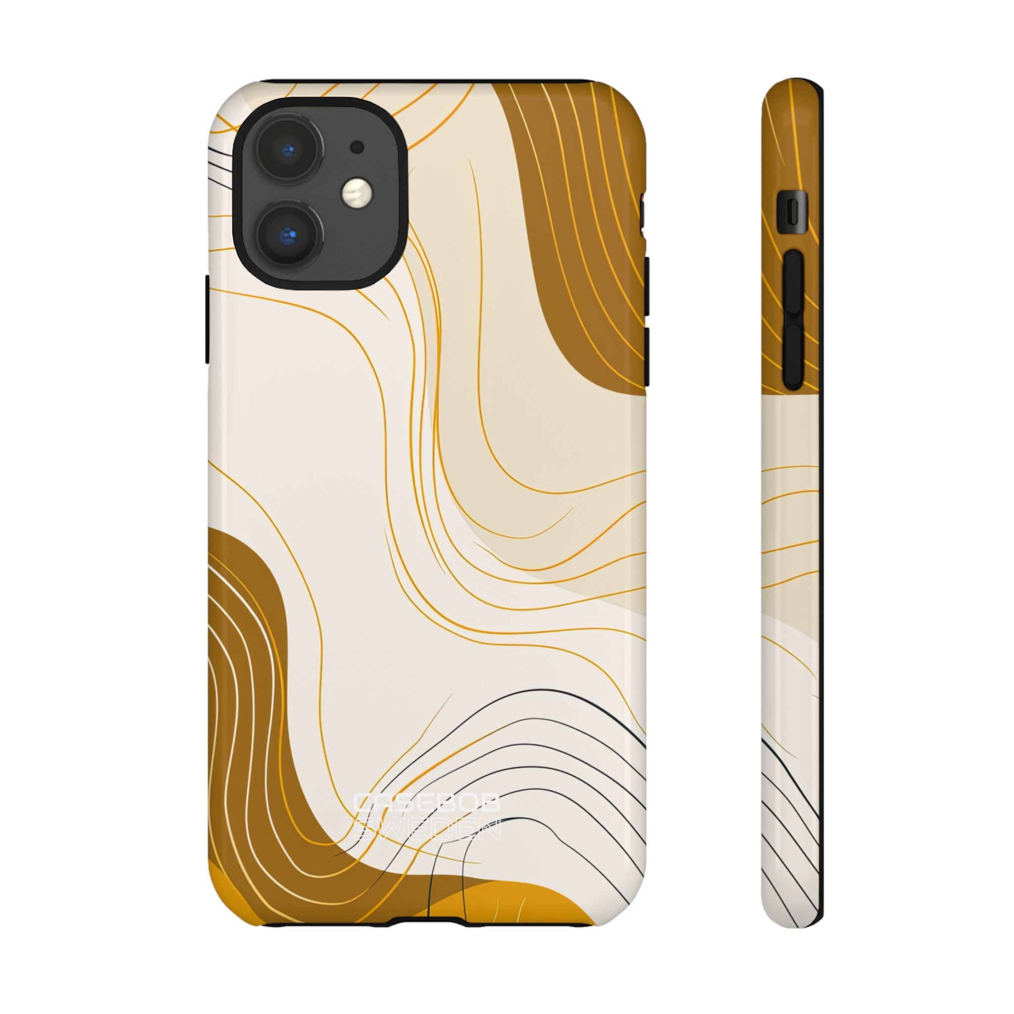 Golden Flow Lines iPhone 11 - Tough