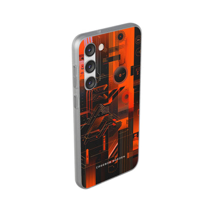 Gradient Circuitburst Samsung S23 - Flexi Phone Case