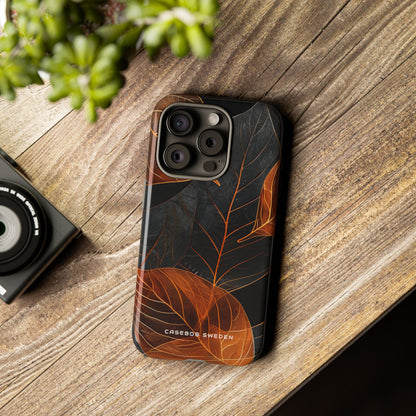 Autumn Leaf Elegance iPhone 15 - Tough Phone Case