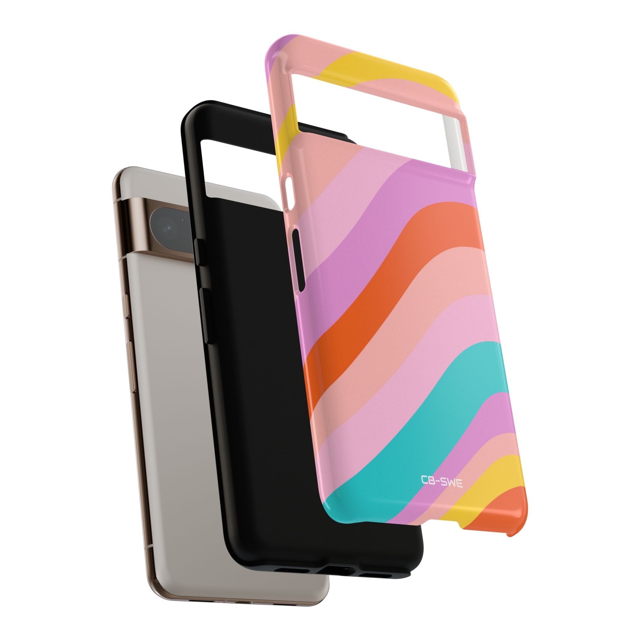 Fluid Color Waves - Google Pixel Case