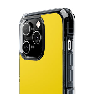 Yellow Pantone | Phone Case for iPhone (Clear Impact Case - Magnetic)