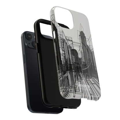 Urban Line Maze iPhone 14 - Tough+