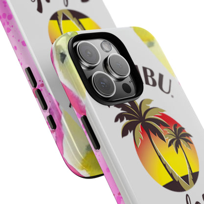 Tropical Sunset Splash - iPhone Case