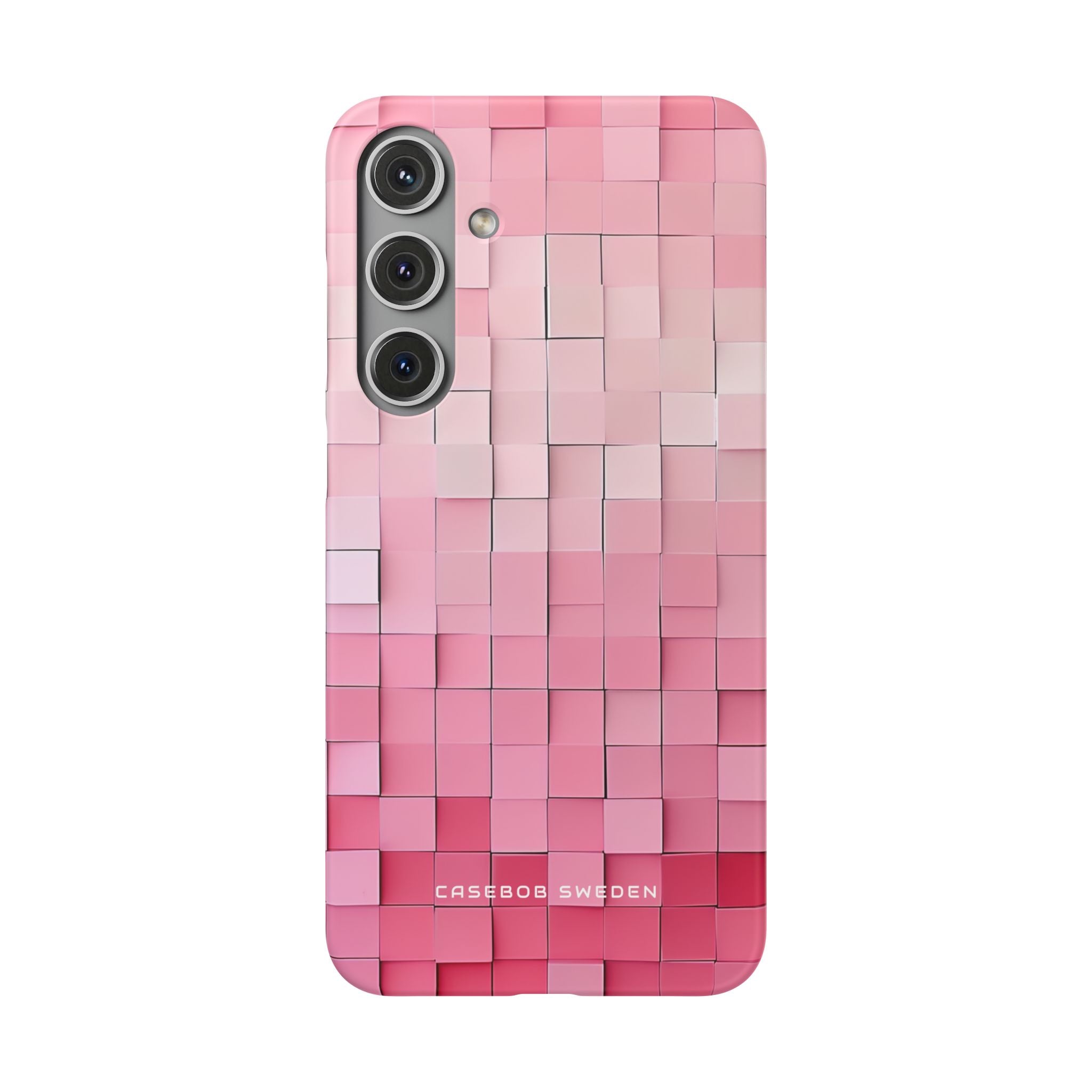 Farbverlauf Rosa Mosaik Samsung S24 - Schlanke Handyhülle