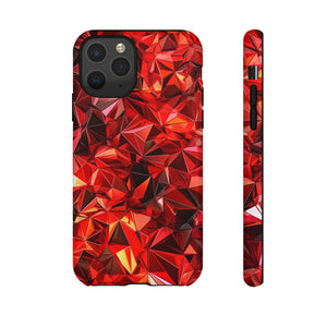 Geometric Red Fusion - Schutzhülle fürs Handy