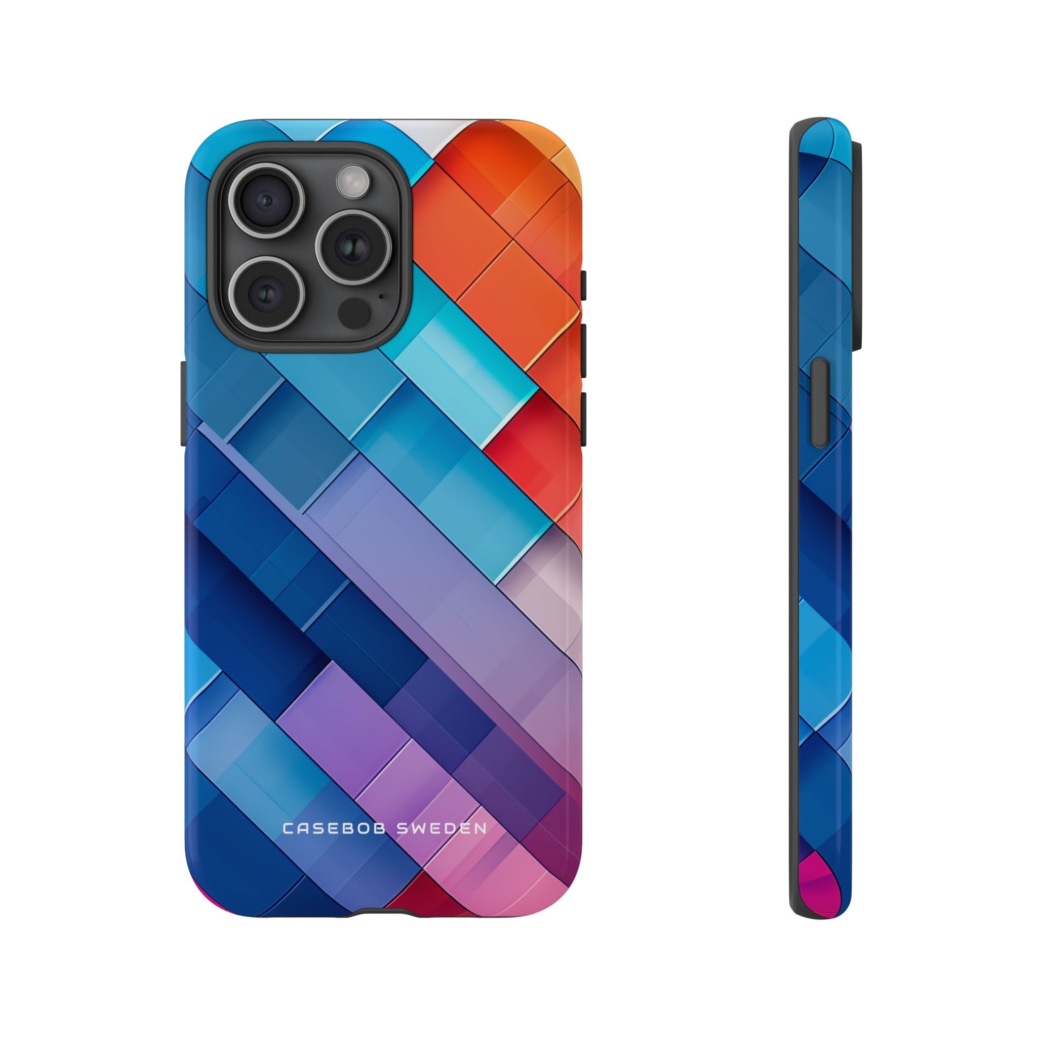 Vibrant GeoFlow iPhone 15 - Tough Phone Case