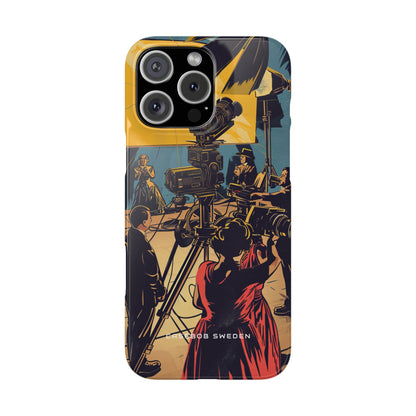 Golden Era Cinematic Spotlight iPhone 16 - Slim Phone Case