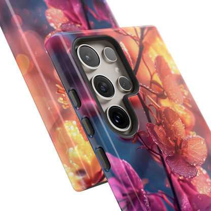 Pink Bloom Serenity - Tough Samsung S24 Phone Case