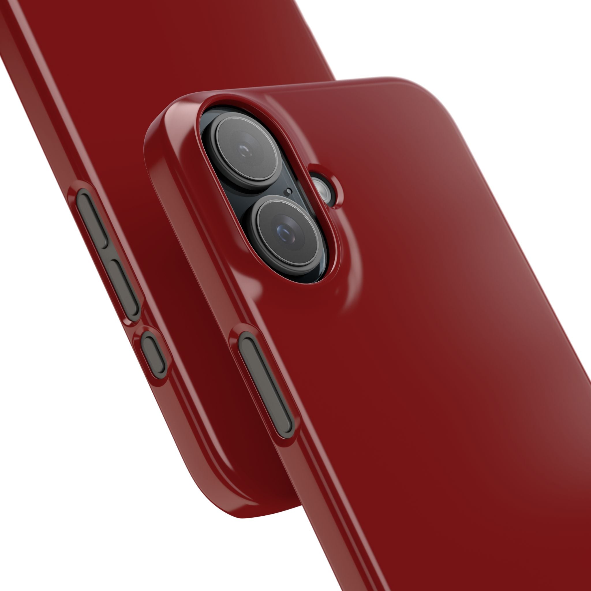 Dark Red iPhone 16 - Slim Phone Case