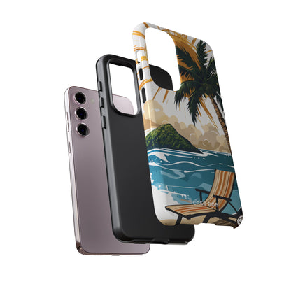 Sunny Palm Breeze Samsung S23 Plus Case - Tough