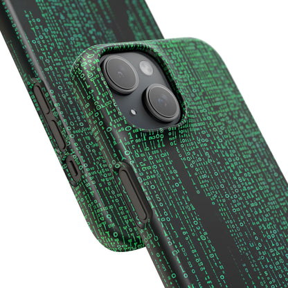 Matrix Gradient Flow iPhone 15 - Slim Phone Case