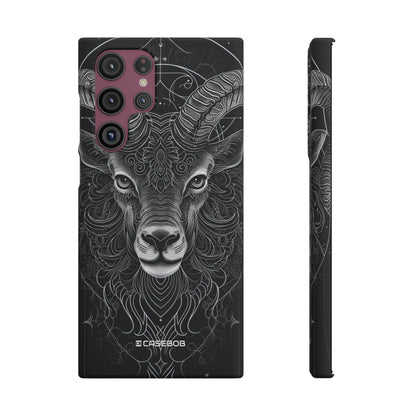 Mystic Ram Mandala | Slim Phone Case for Samsung