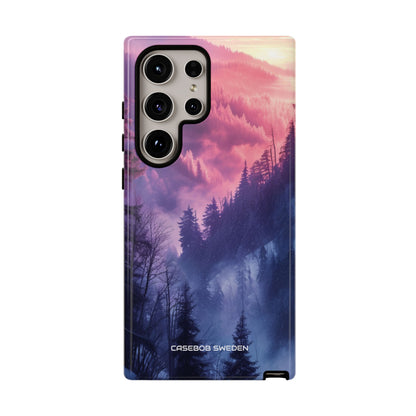 Misty Forest Serenity - Tough Samsung S24 Phone Case