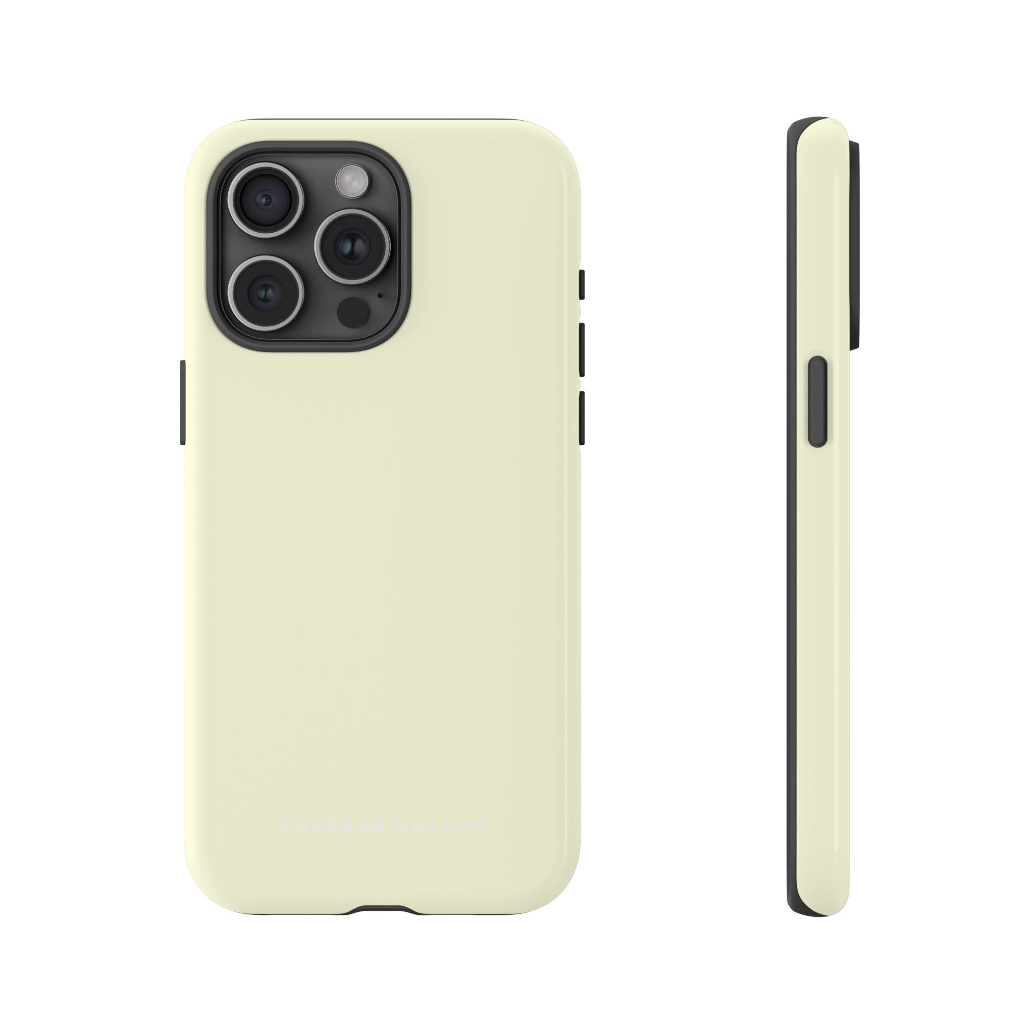 Light Yellow iPhone 15 - Tough Phone Case