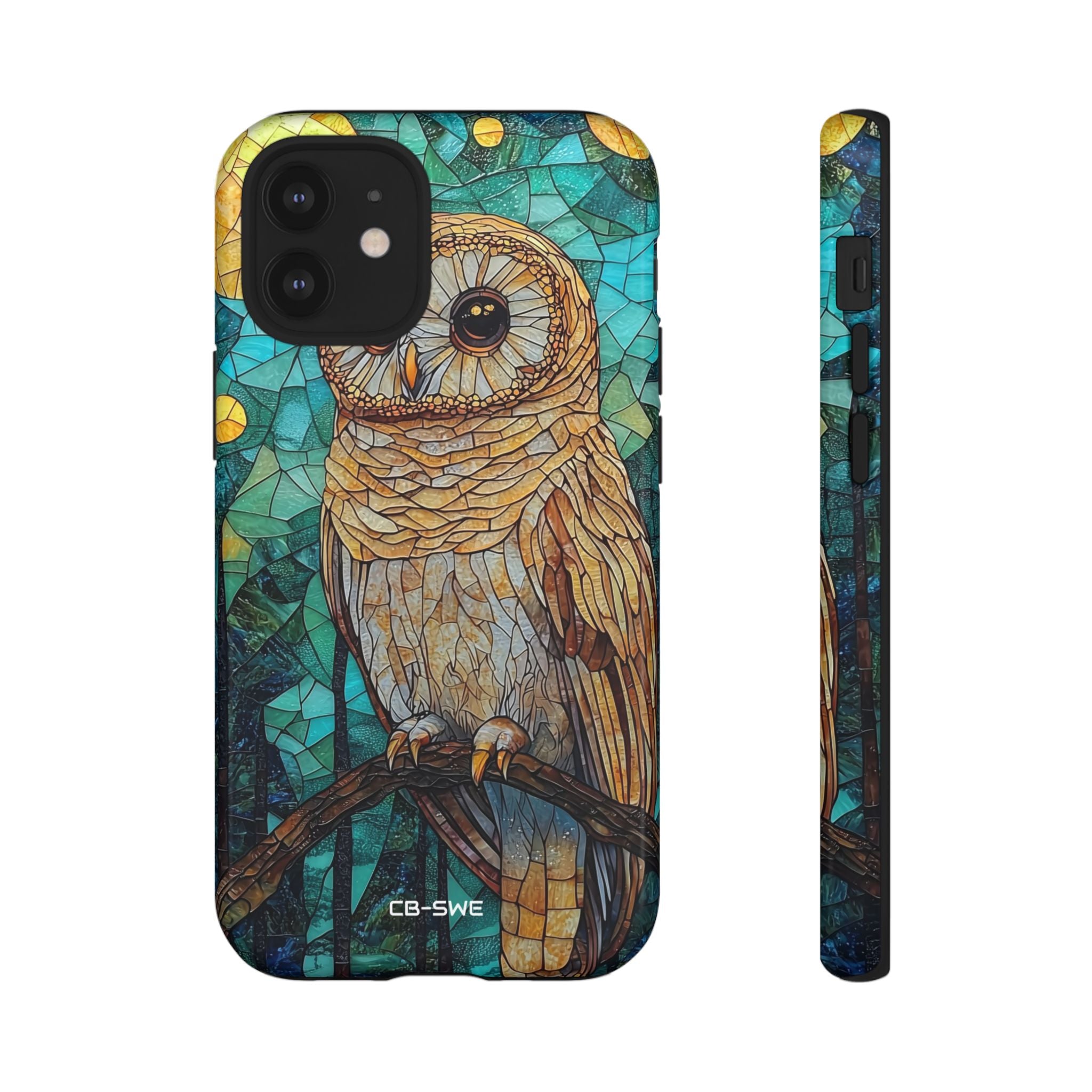 Celestial Owl Gaze - iPhone Case