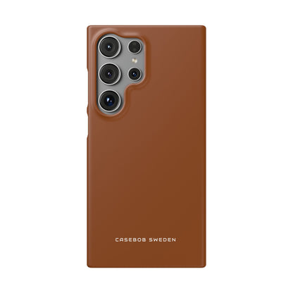 Saddle Brown Samsung S24 - Slim Phone Case