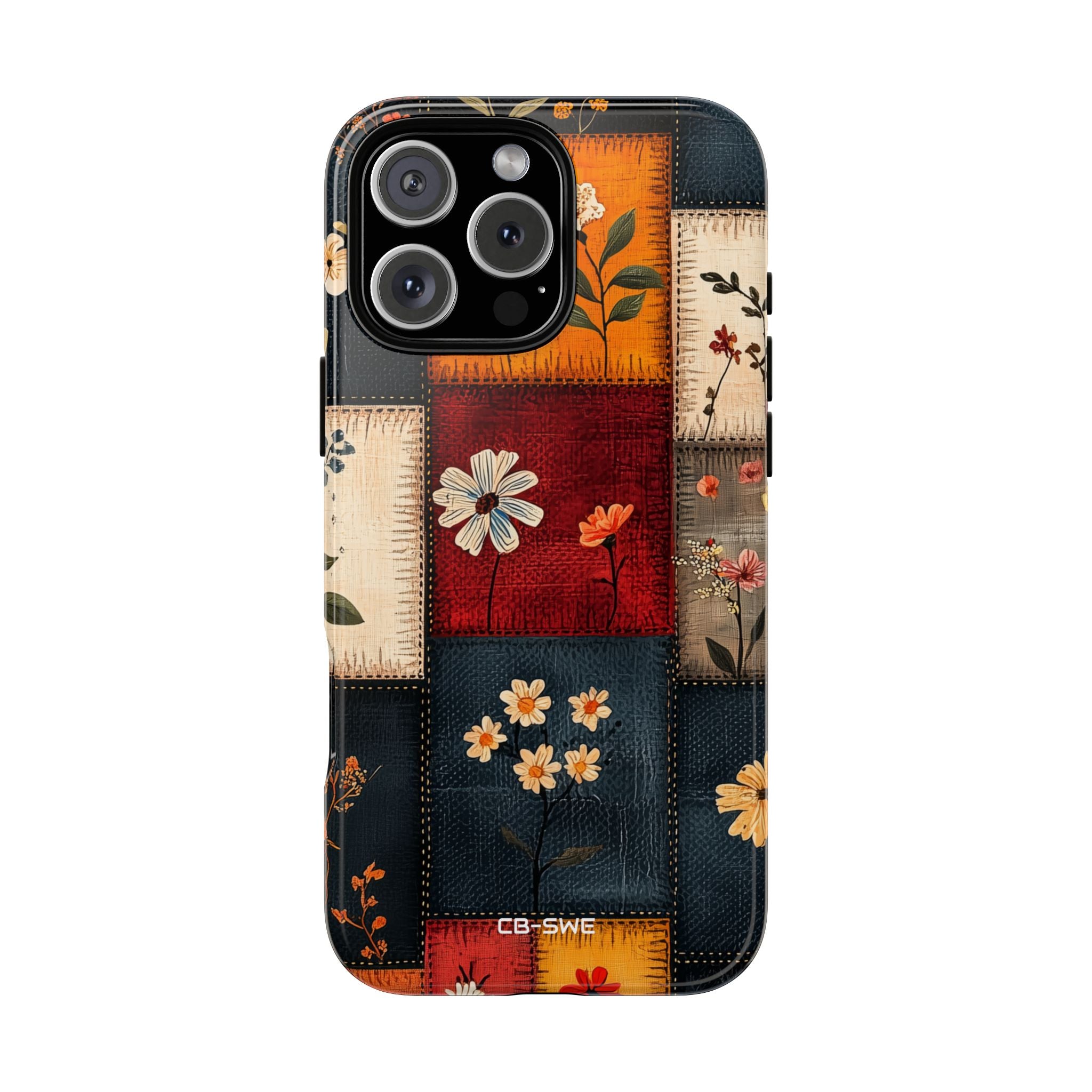 Floral Patches Bloom - iPhone Case