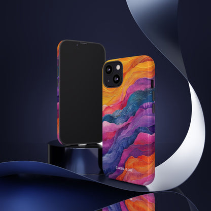 Vibrant Flow iPhone 13 Case - Tough