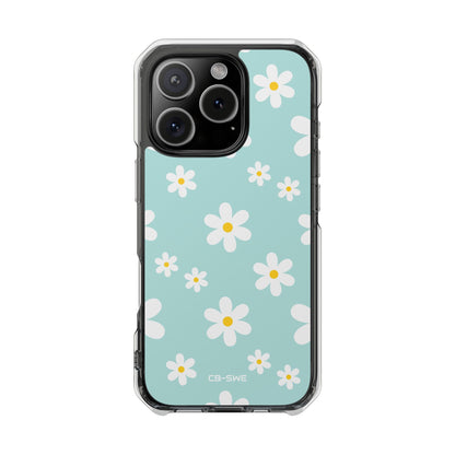 Daisies On Blue iPhone Case - Impact
