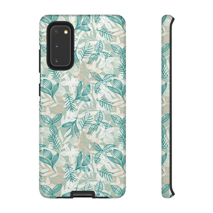 Light Green Leaf - Protective Phone Case