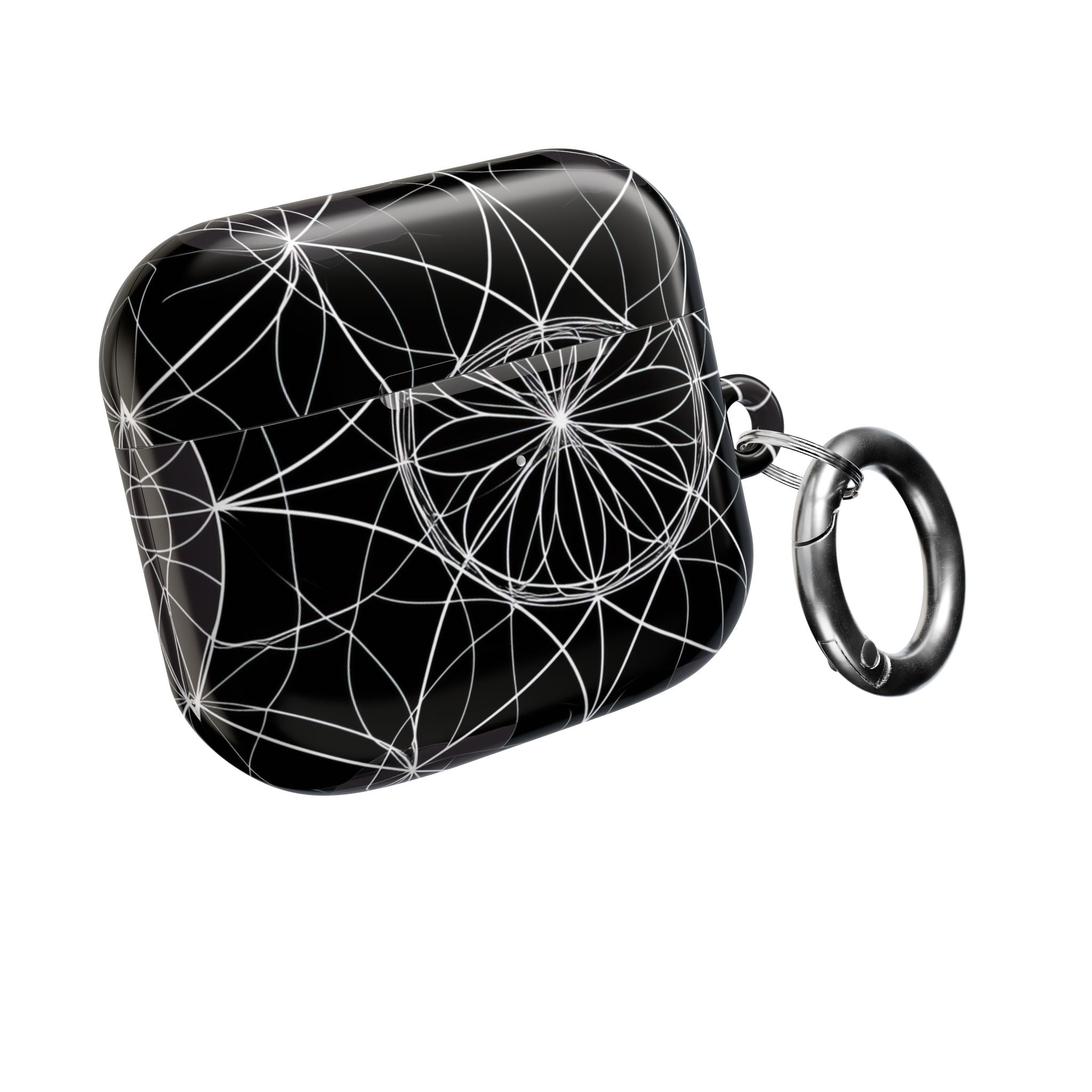 White Mandala Radiance - AirPods Case