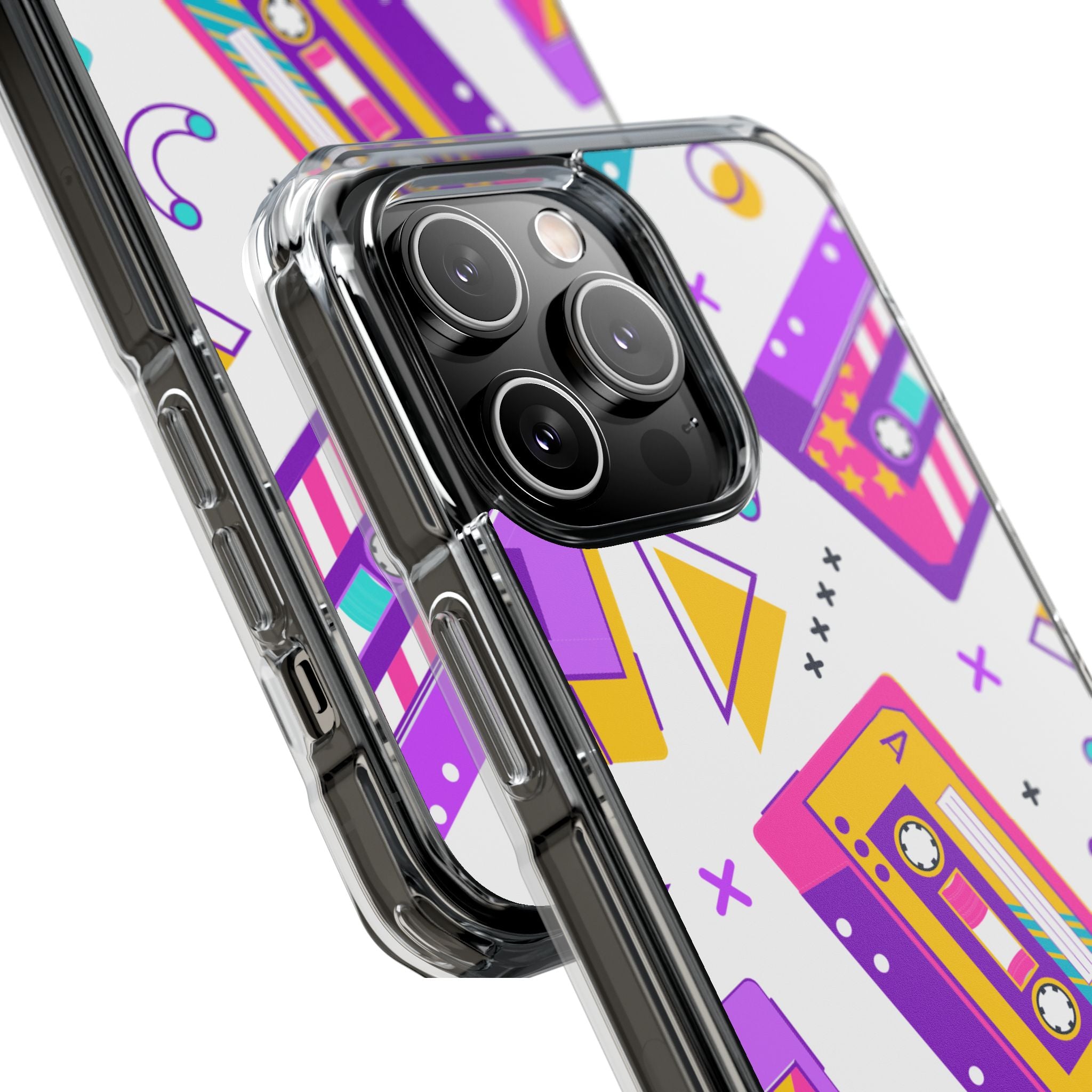 Retro Cassette Chaos iPhone Case - Impact
