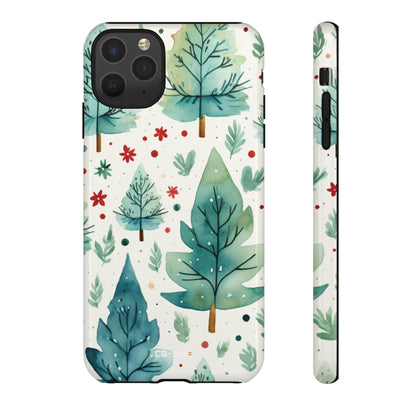 Joyful Evergreen Dance - iPhone Case