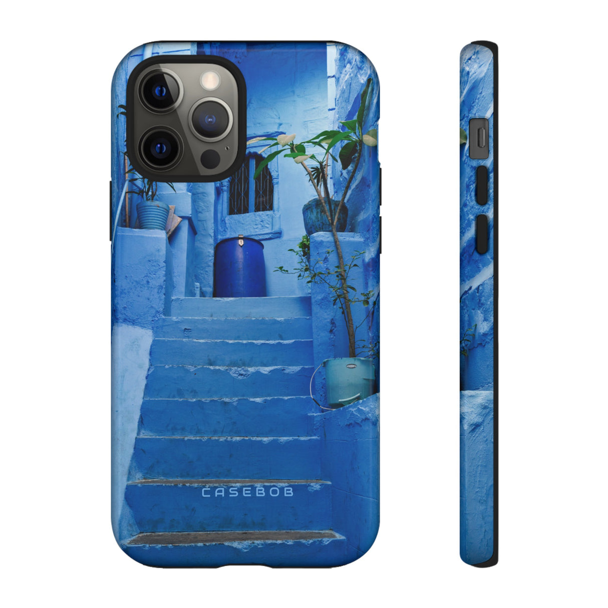 Blue City Morocco - Protective Phone Case