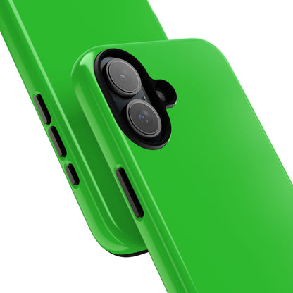 Lime Green - Tough iPhone 16 Phone Case