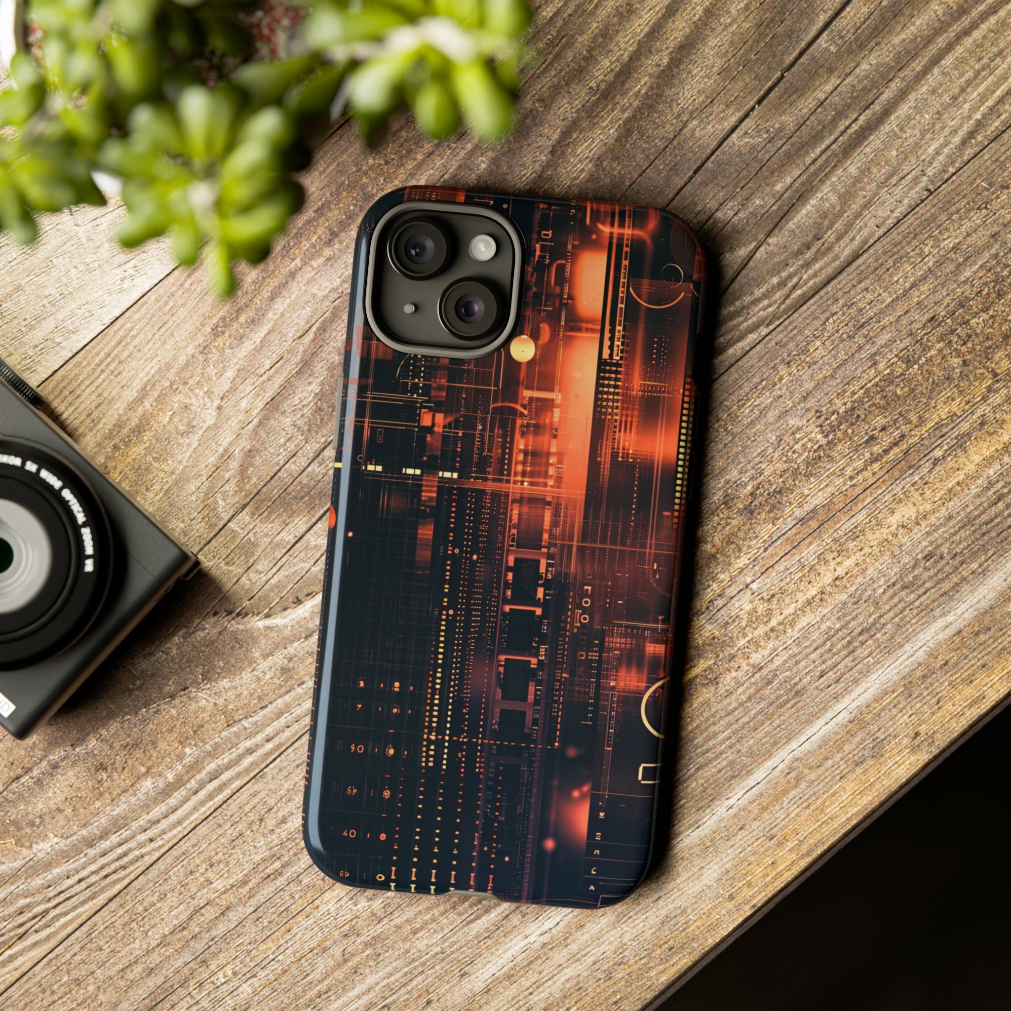 FuturTech Glare: Innovation Gradient - Protective Phone Case