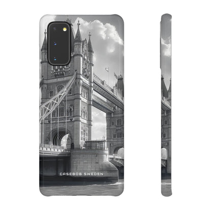 Tower Bridge Monochrome Architecture Study Samsung S20 - Slim Phone Case