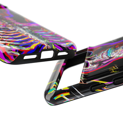 Neon Skeleton Chaos - Google Pixel Case