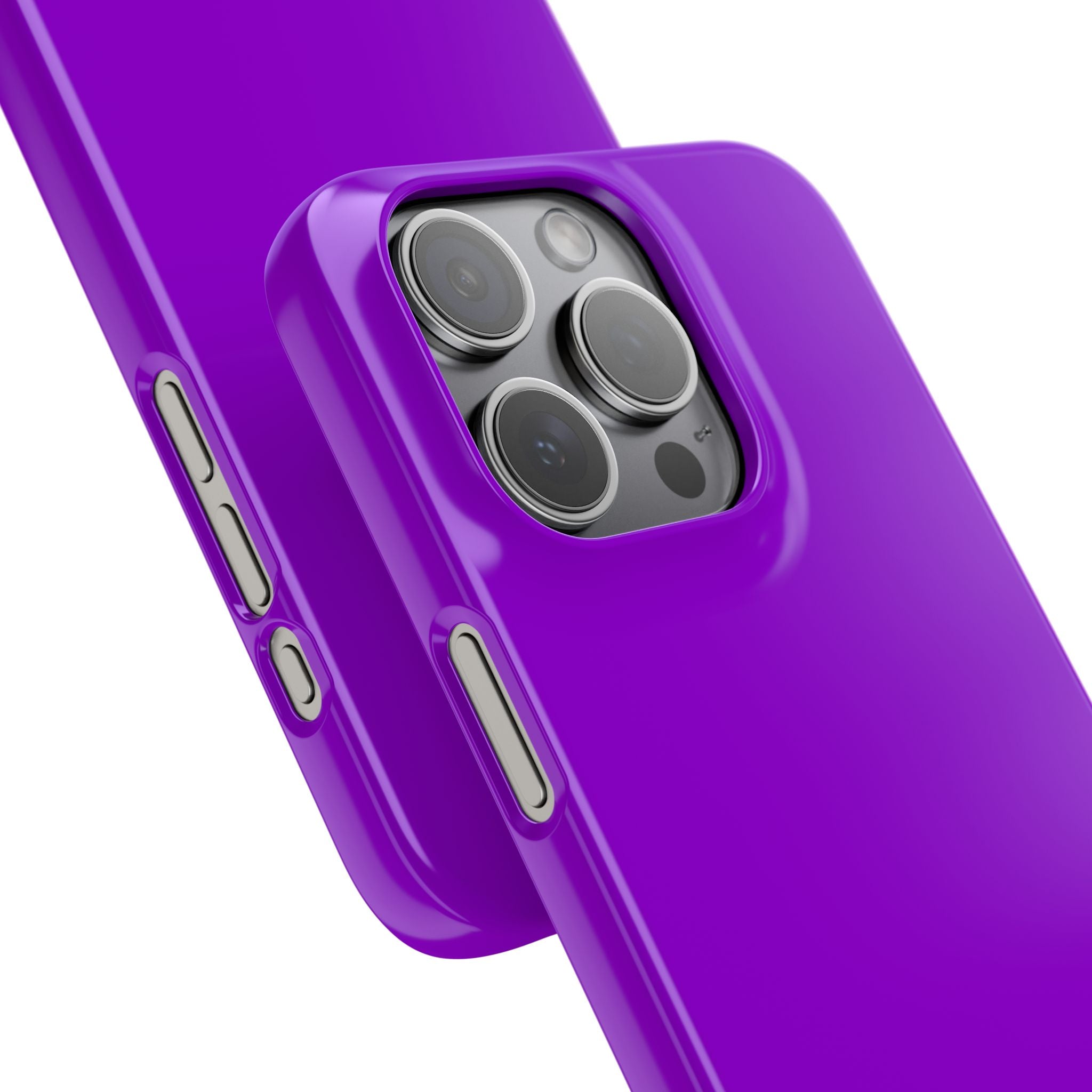 Dark Violet iPhone 15 - Slim Phone Case