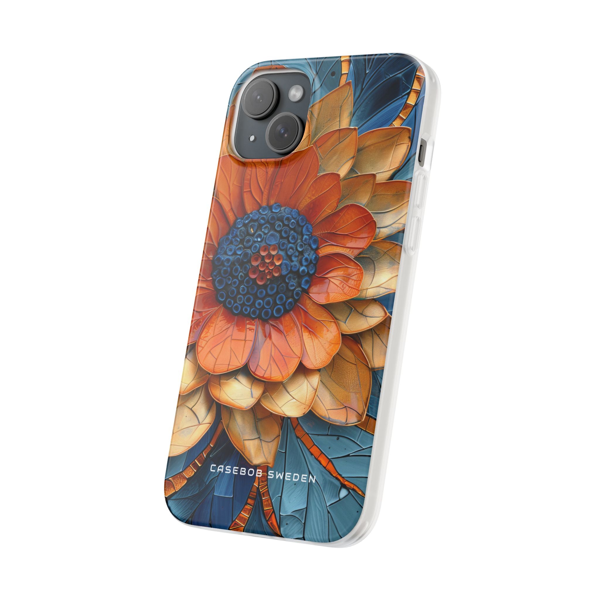 Mosaic Blossom Harmony iPhone 15 - Flexi Phone Case