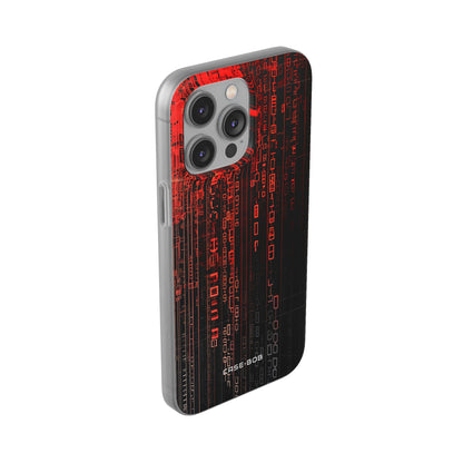 Crimson Glyphs iPhone 14 Pro Max Case - Soft