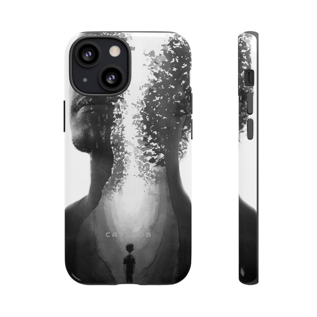 Line Art Love - Protective Phone Case