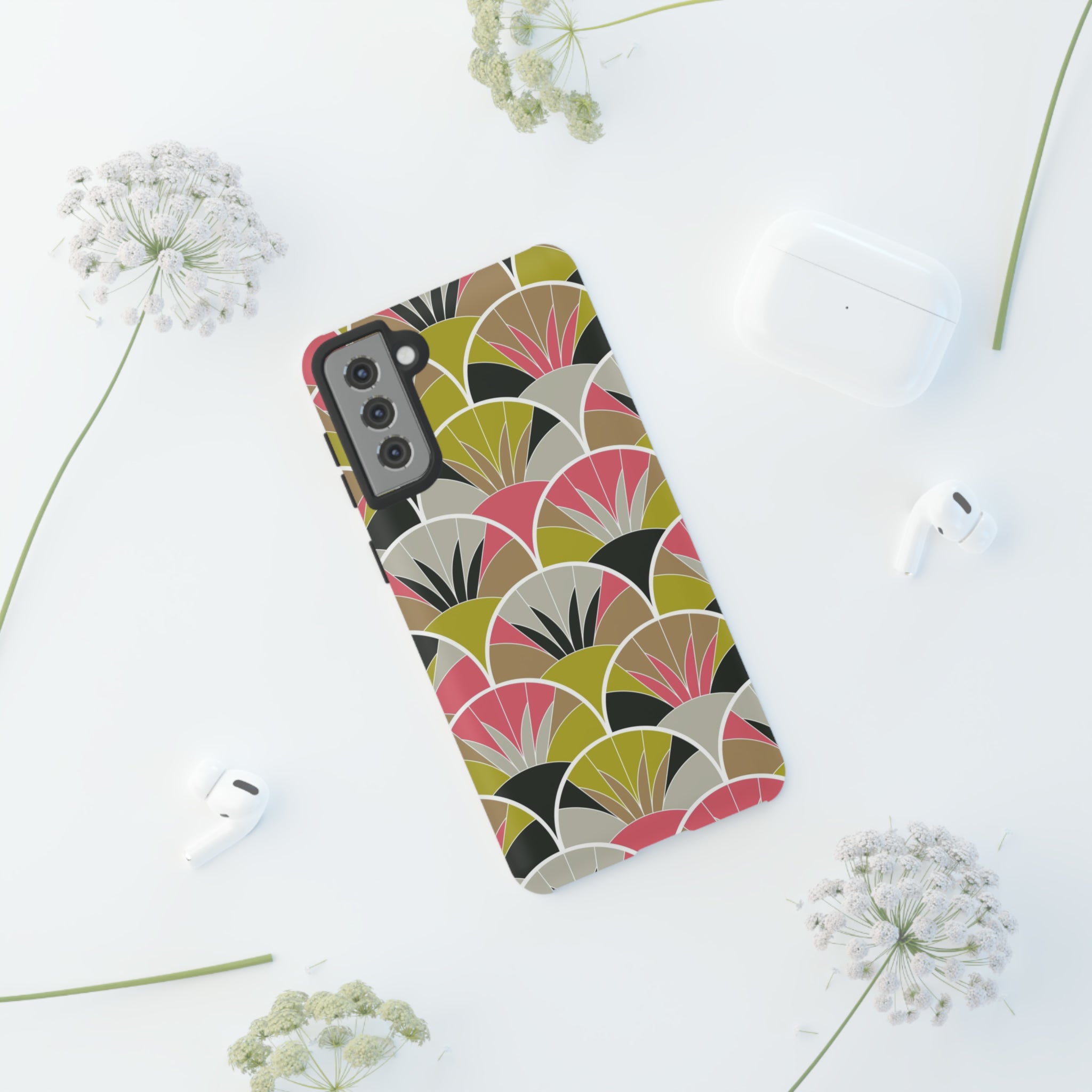 Green Retro - Protective Phone Case