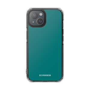 Teal | Phone Case for iPhone (Clear Impact Case - Magnetic)