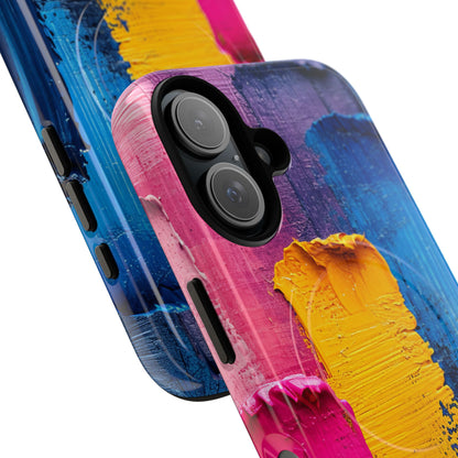 Bold Abstract Texture - Tough + MagSafe® iPhone 16 Phone Case