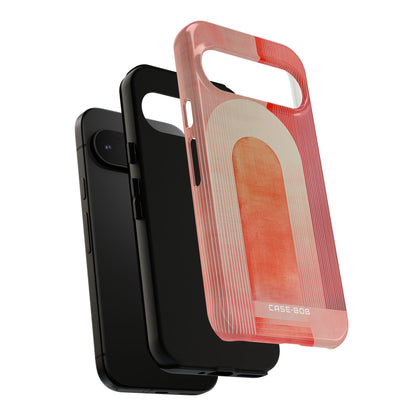 Crimson Arches Google Pixel 9 Case - Tough