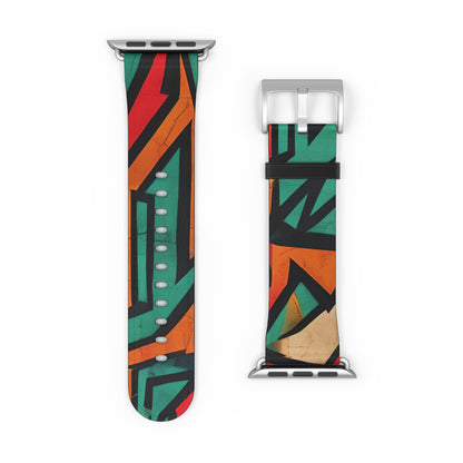 Jagged Flame - Watch Band