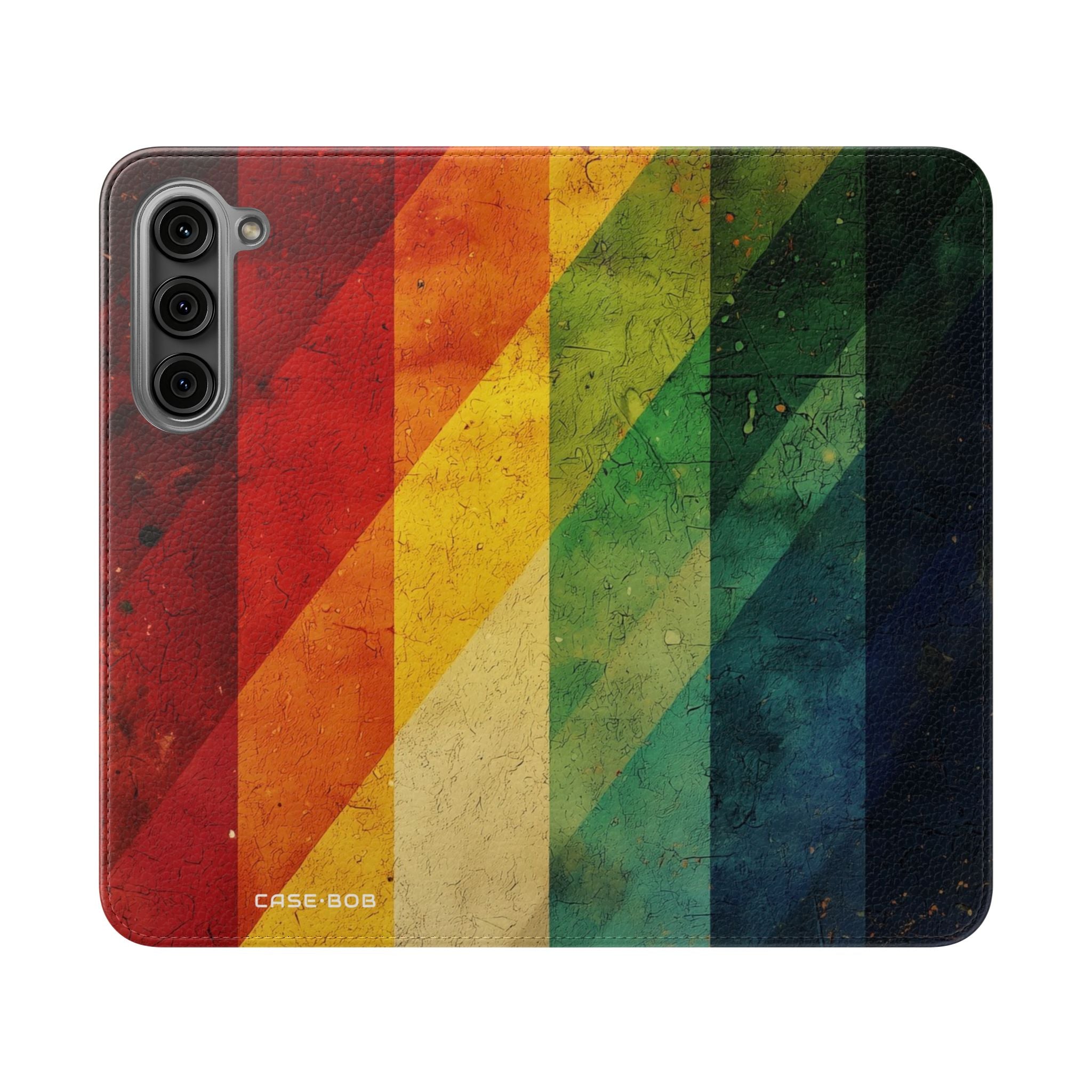 Crimson Stripes - Samsung S23+ Case - Lompakkokotelo