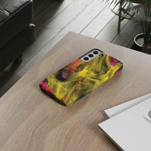 Yellow Ink Art - Protective Phone Case