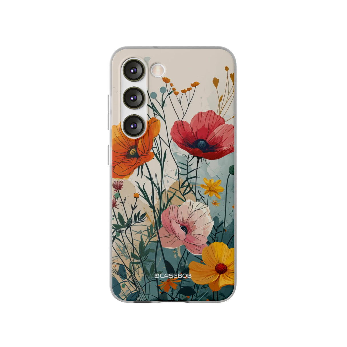 Blooming Whimsy | Flexible Handyhülle für Samsung Galaxy