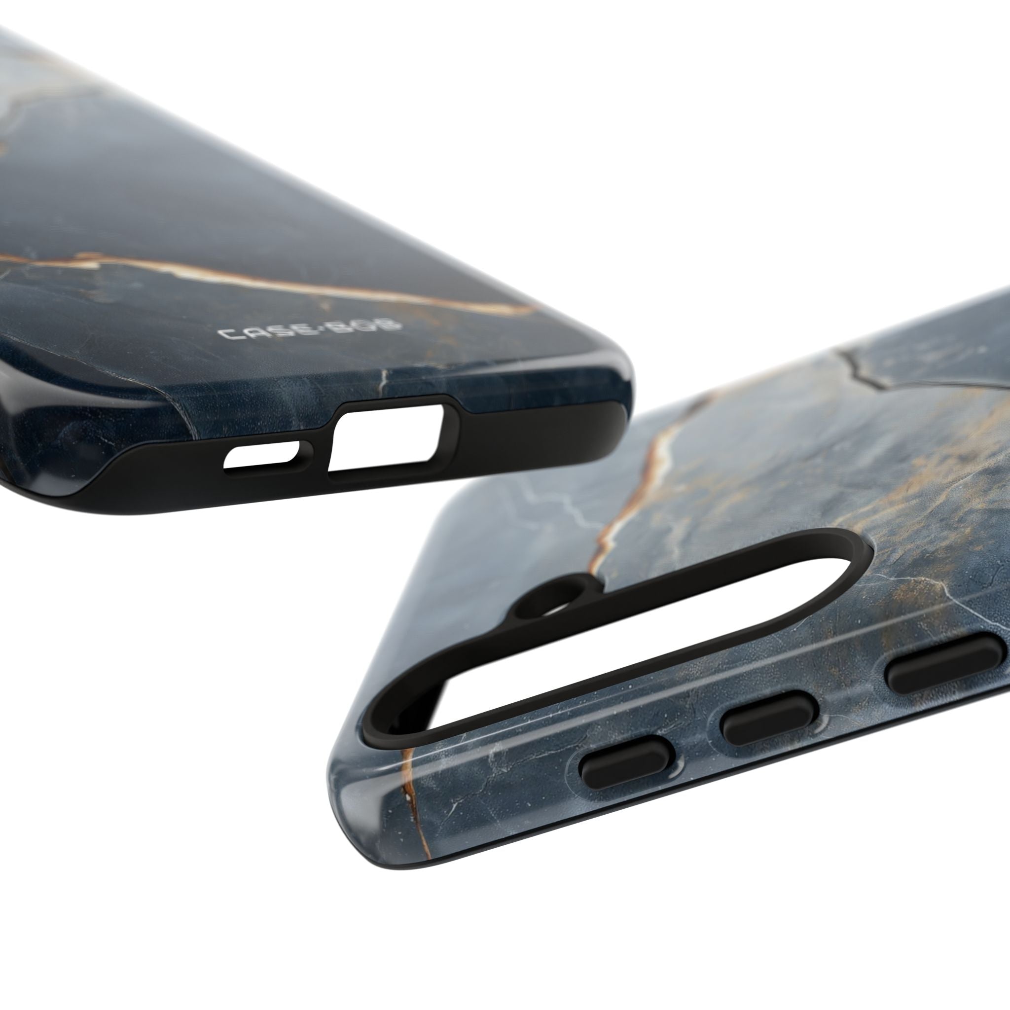 Jagged Vein Navy Samsung S24 Plus Case - Tough