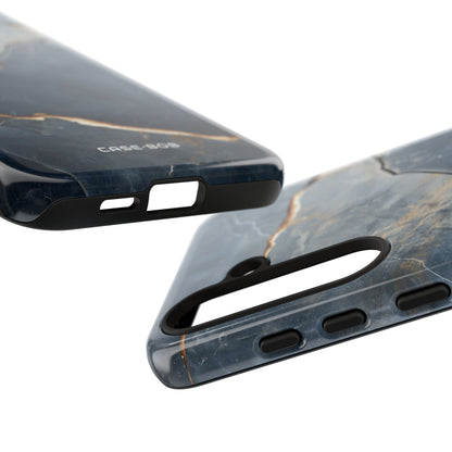 Jagged Vein Navy Samsung S24 Plus Case - Tough